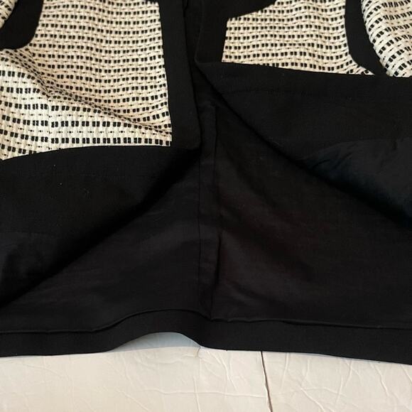 LOFT Black Cream Bold Print Career Office Jacket NWOT Size 14 - Picture 9 of 13